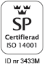 SP Certifierad ISO 14001