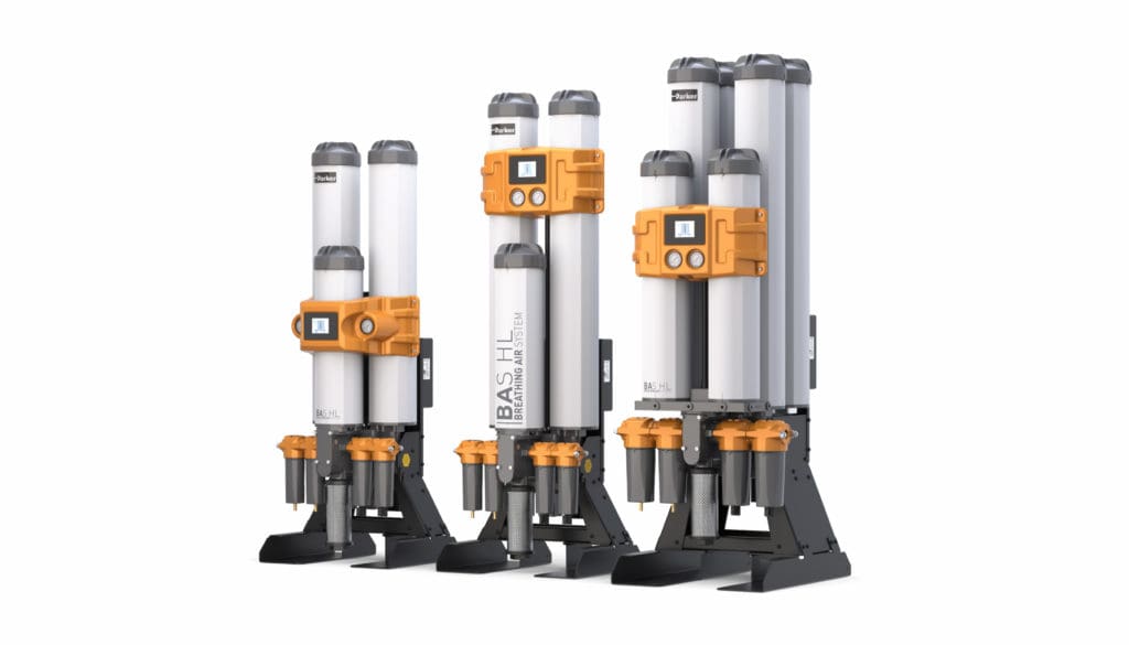 Parker BAS Adsorptionstork AD-tork Andningsluft